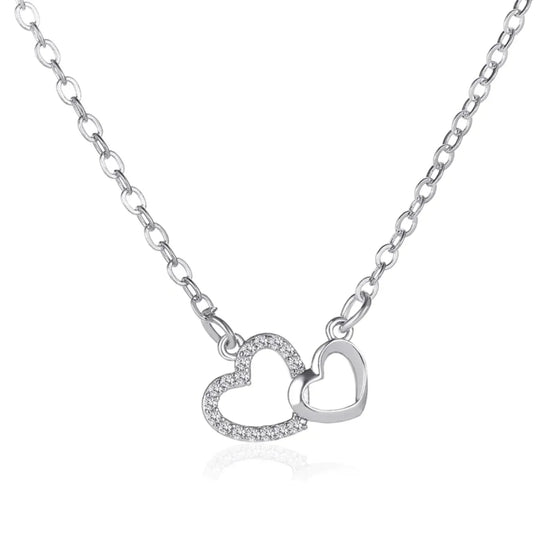 Valentine | Collier Double Cœur Cynthia