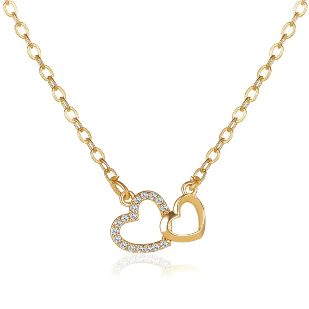 Valentine | Collier Double Cœur Cynthia