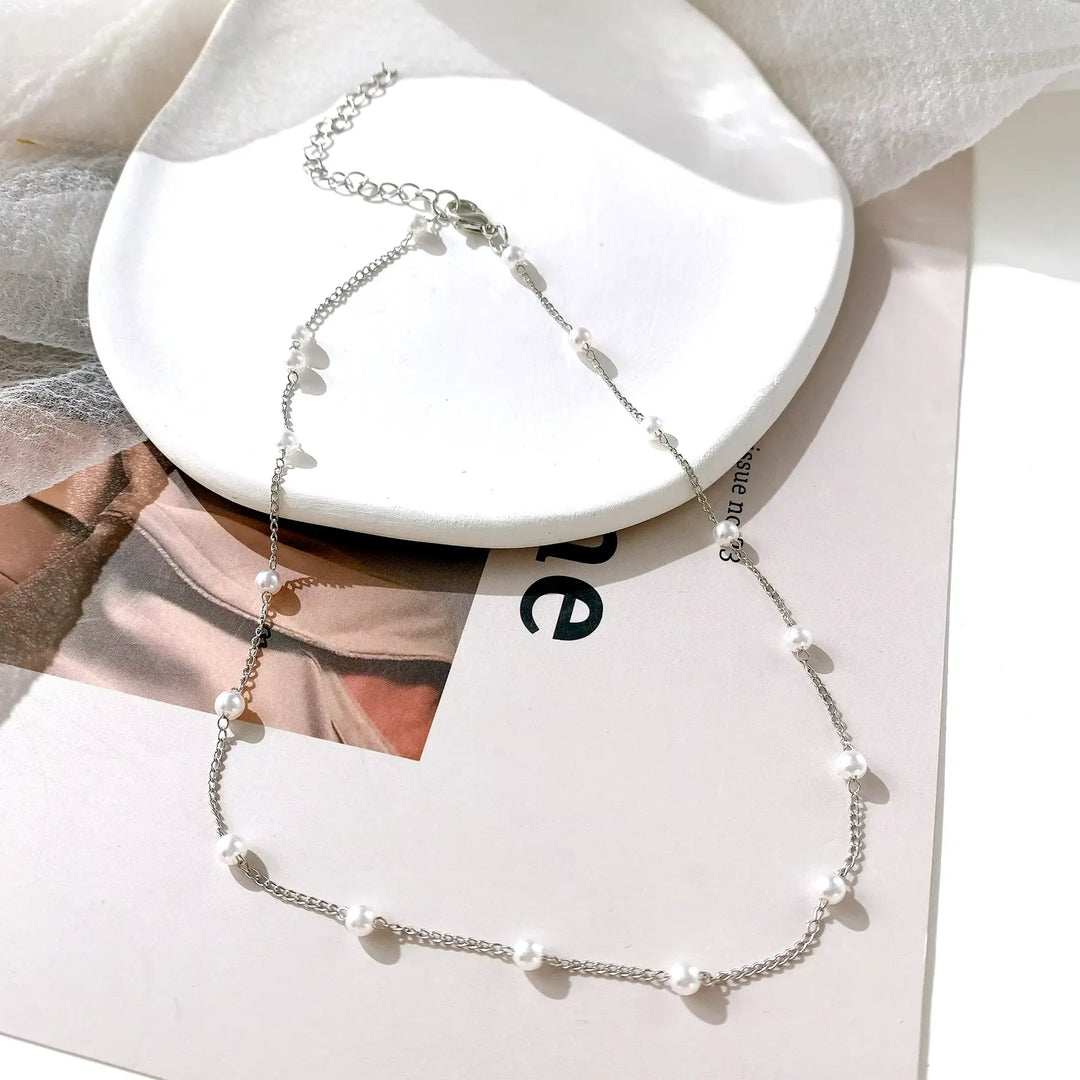 Perrine | Collier de perles scintillantes