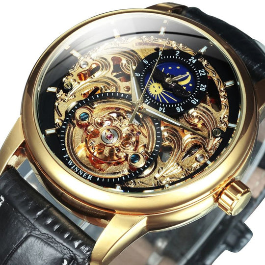 Romain | Montre automatique Moon Phase Skeleton