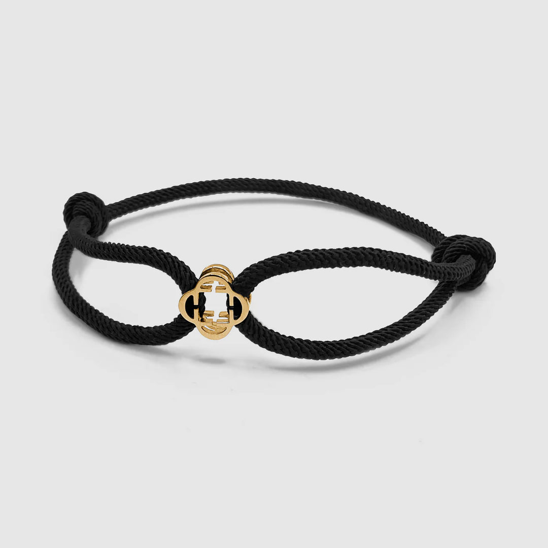 Michel | Cordon noir bracelet