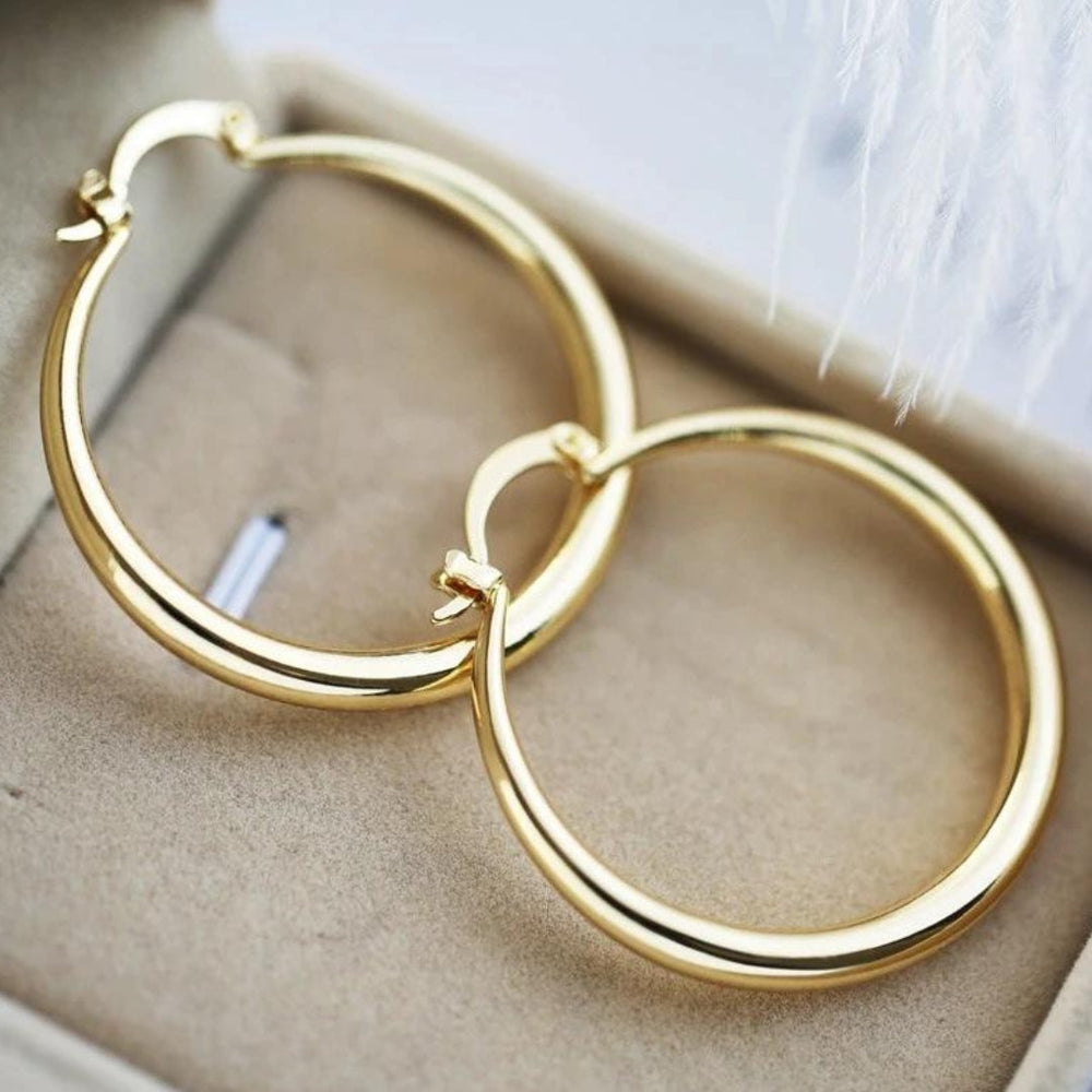 Bethanie | Grandes Boucles d'Oreilles en Or