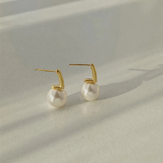 Celeste | Pendants d'oreilles intemporels en perles