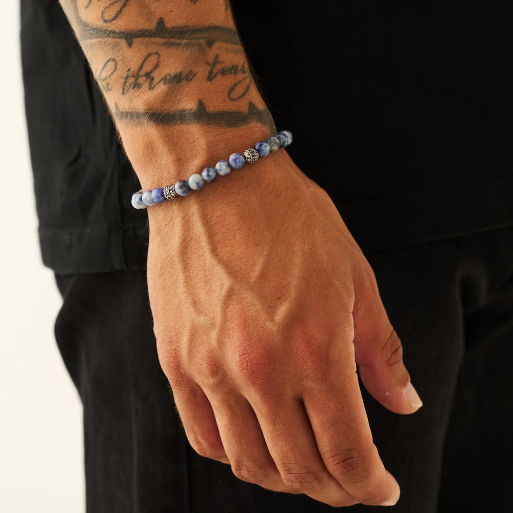 Xavier | Bracelet en pierre sodalite