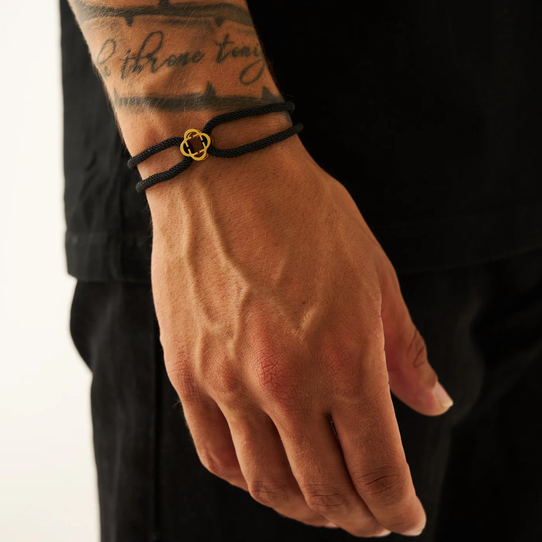 Michel | Cordon noir bracelet