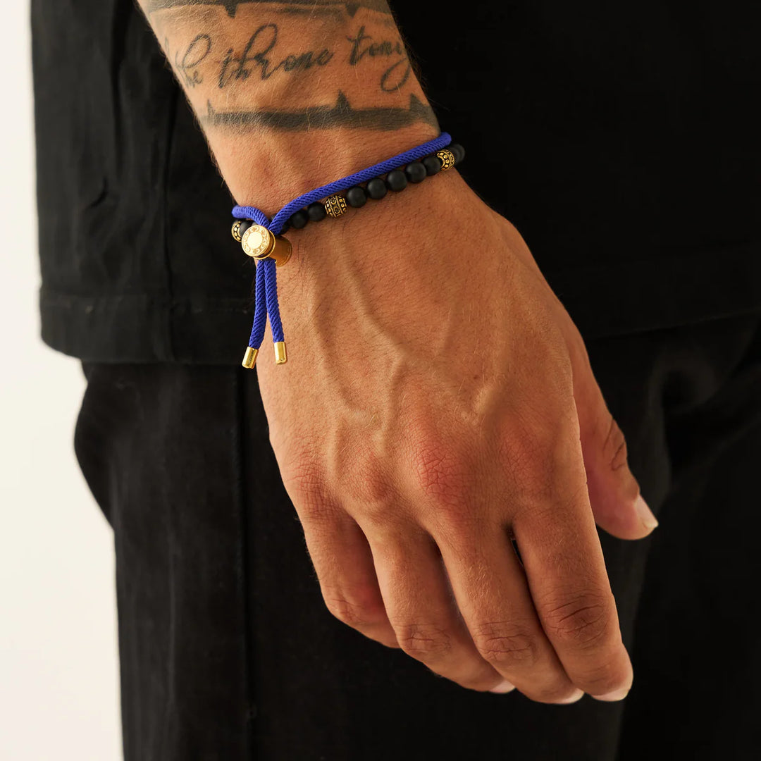 Gérard | Bracelet en pierre d'onyx mat