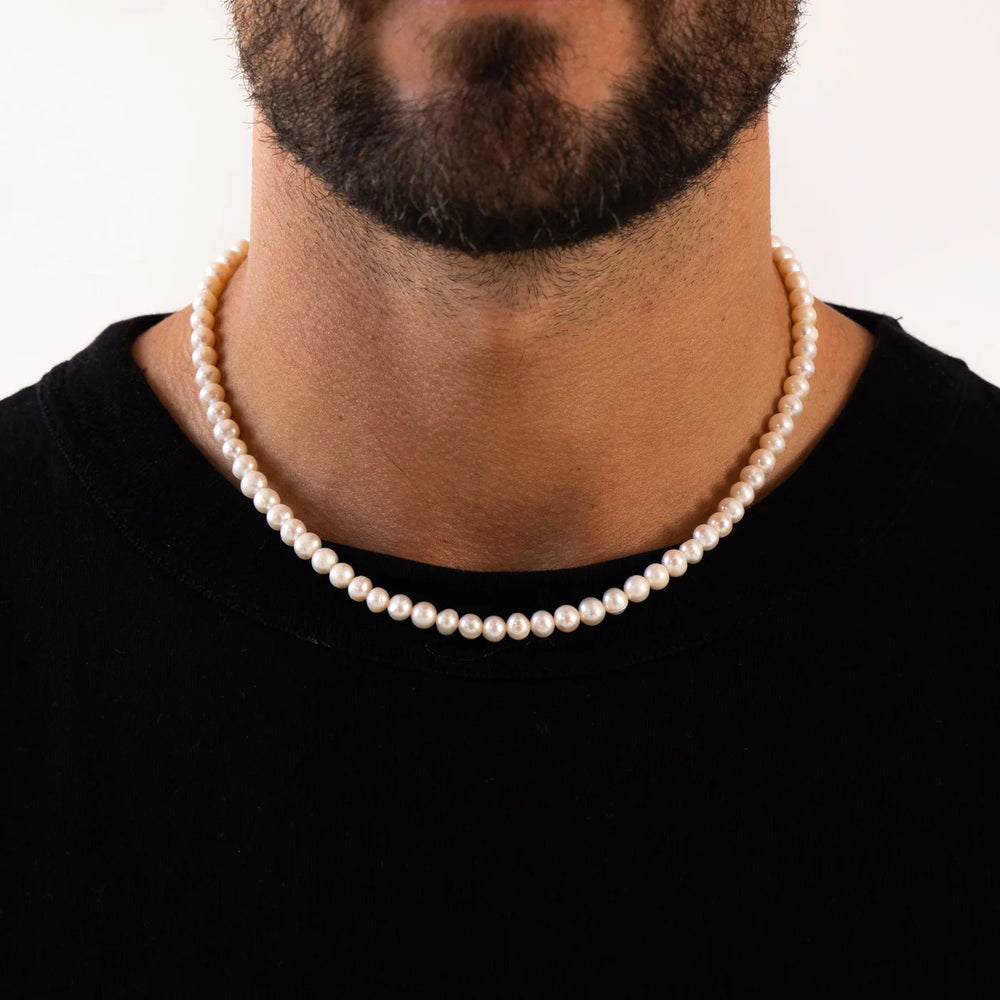 Maxime | Collier de perles véritables arrondies