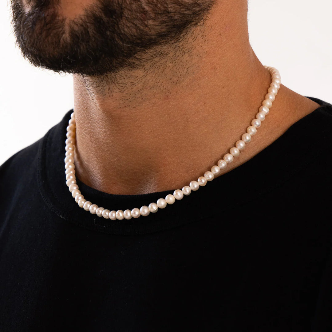 Maxime | Collier de perles véritables arrondies