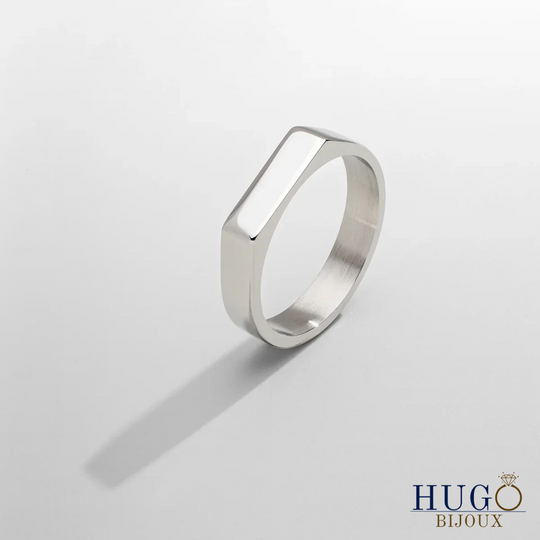 Fabrice | Bague sigillaire rectangulaire