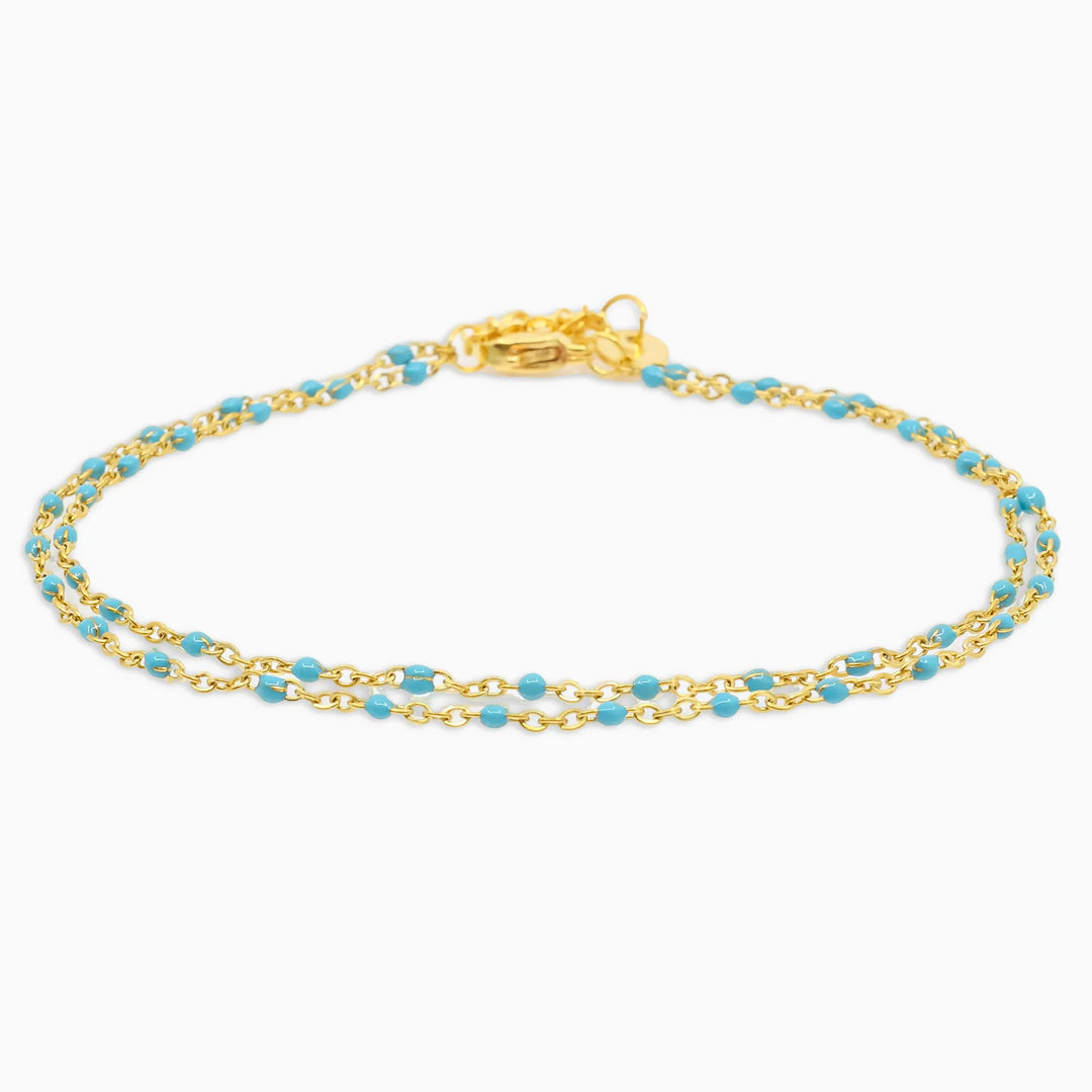 Véronique | Bracelet de cheville Fay Bleu