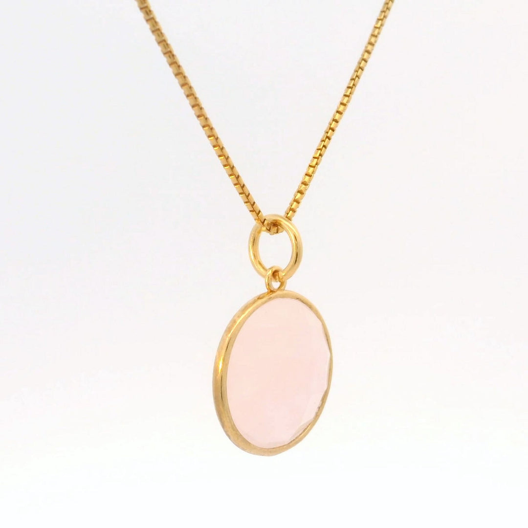 Camille | Collier en Quartz Rose