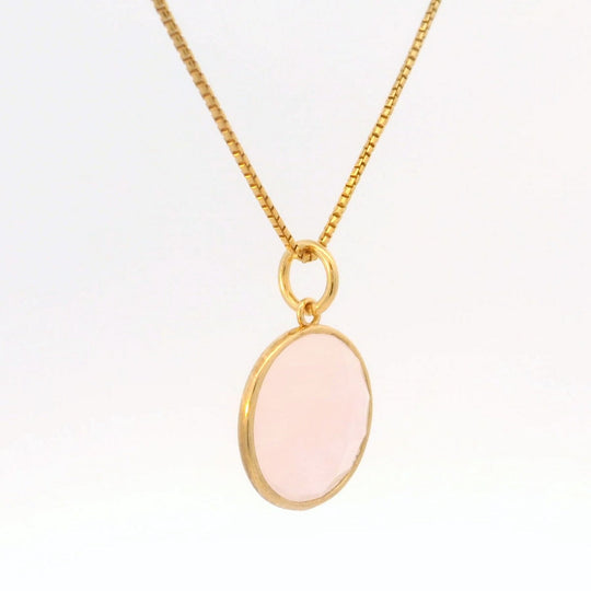 Camille | Collier en Quartz Rose