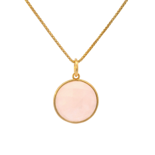 Camille | Collier en Quartz Rose