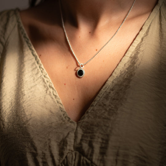 Ophélie | Collier Onyx élégant