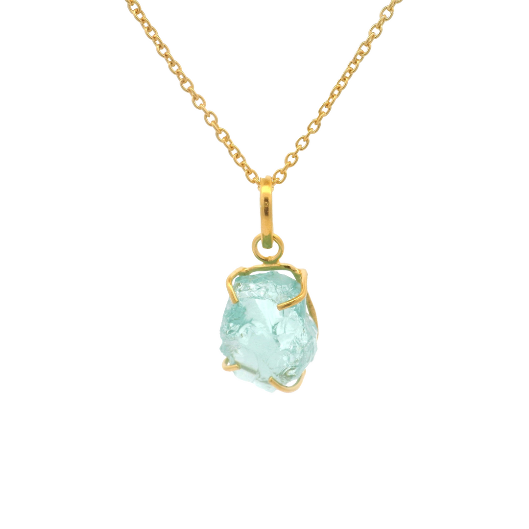 Renée | Collier en aquamarine