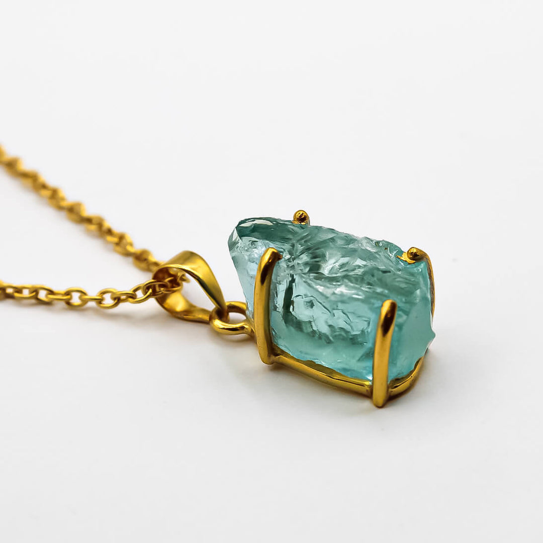 Renée | Collier en aquamarine