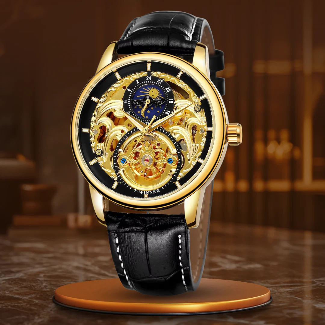 Romain | Montre automatique Moon Phase Skeleton