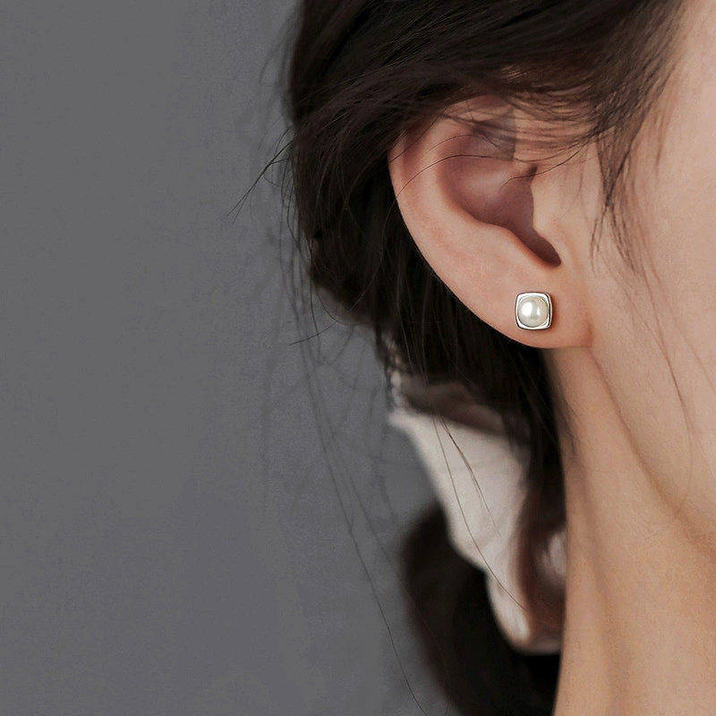 Lise | Boucles d'oreilles tendance avec des perles d'eau douce