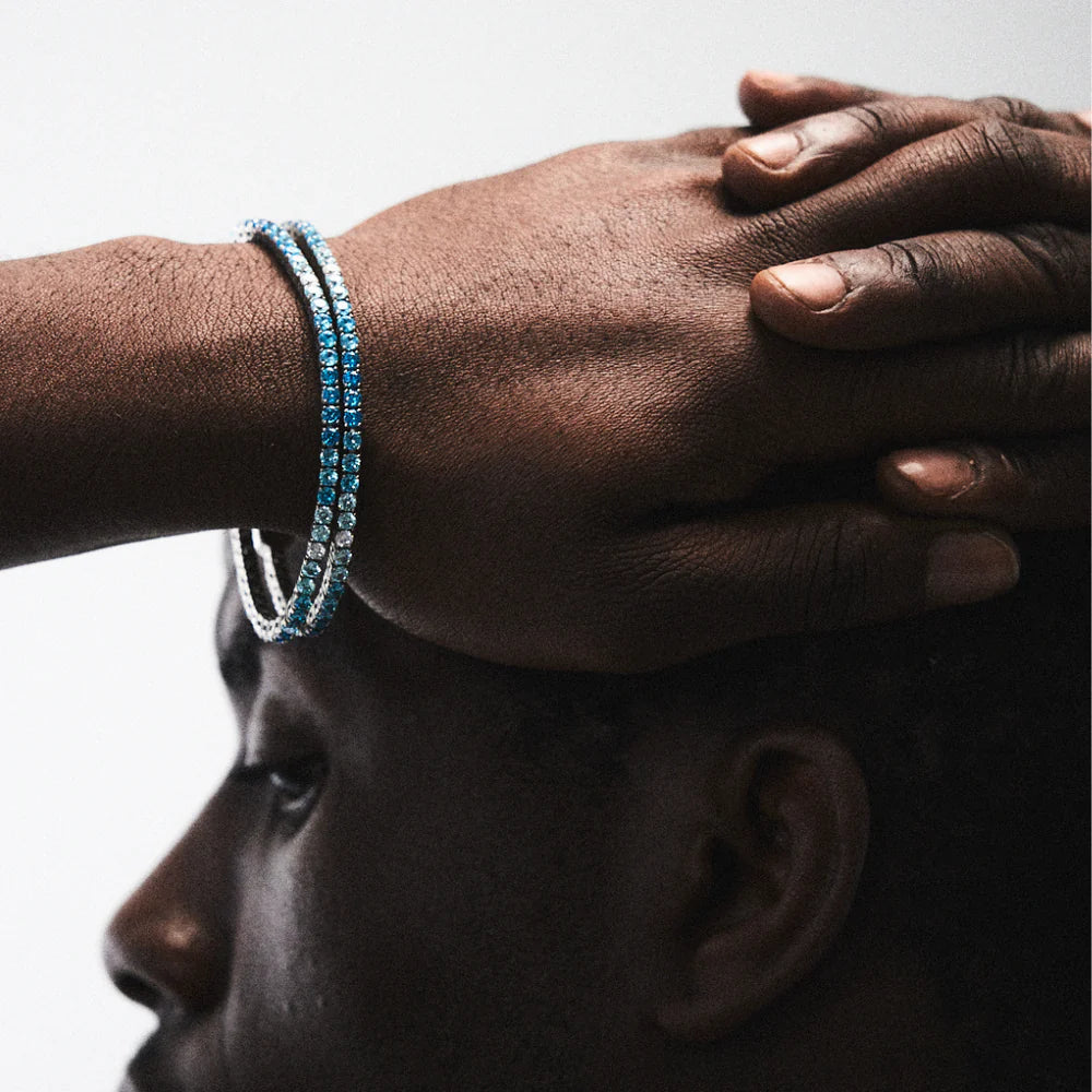 Jean |  Bracelet Tennis Bleu