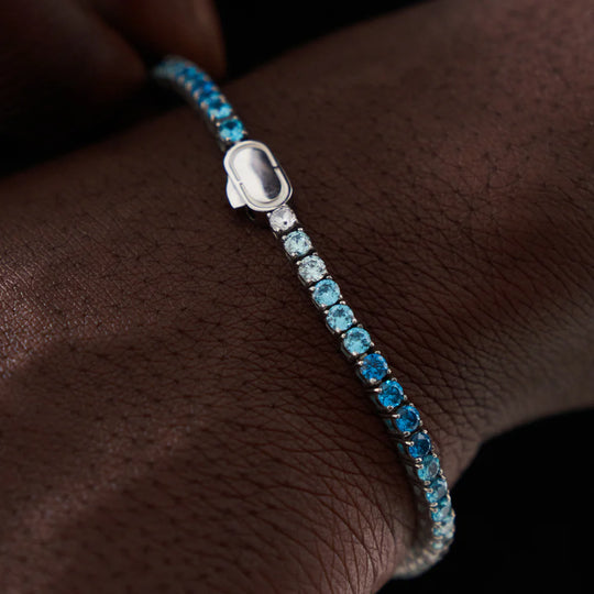 Jean |  Bracelet Tennis Bleu