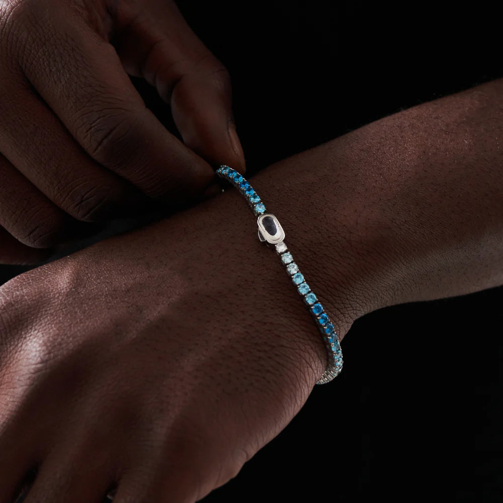 Jean |  Bracelet Tennis Bleu