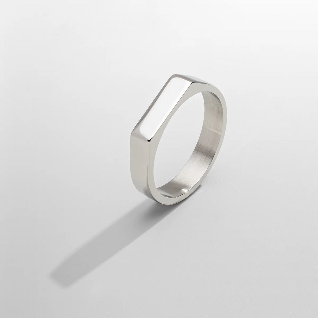 Fabrice | Bague sigillaire rectangulaire