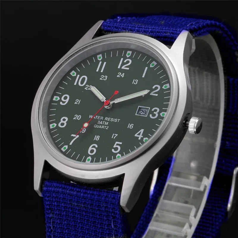 Quentin | Montre-bracelet décontractée d'inspiration militaire