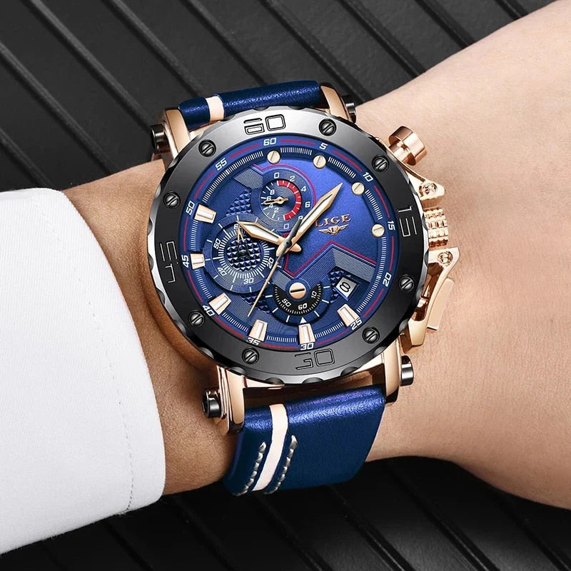 François | Montre militaire de luxe à quartz en acier