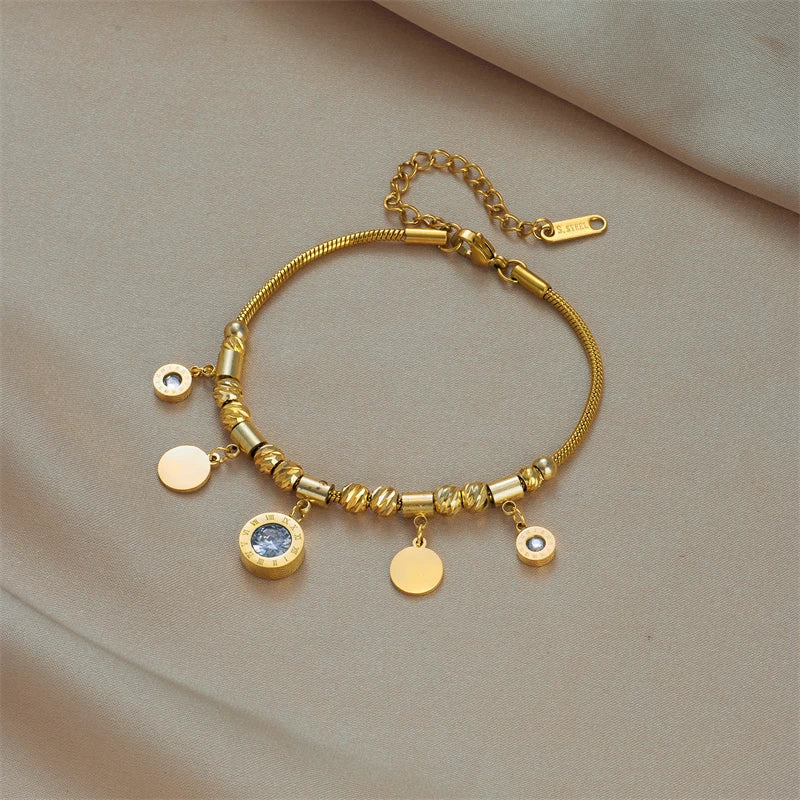 Marie | Bracelet collier à breloques