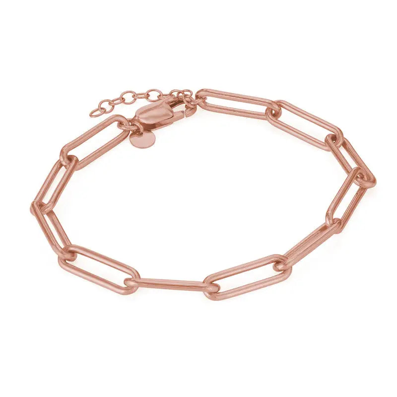 Lucie | Bracelet chaîne à maillons en Vermeil 18 carats