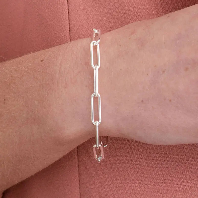 Lucie | Bracelet chaîne à maillons en Vermeil 18 carats