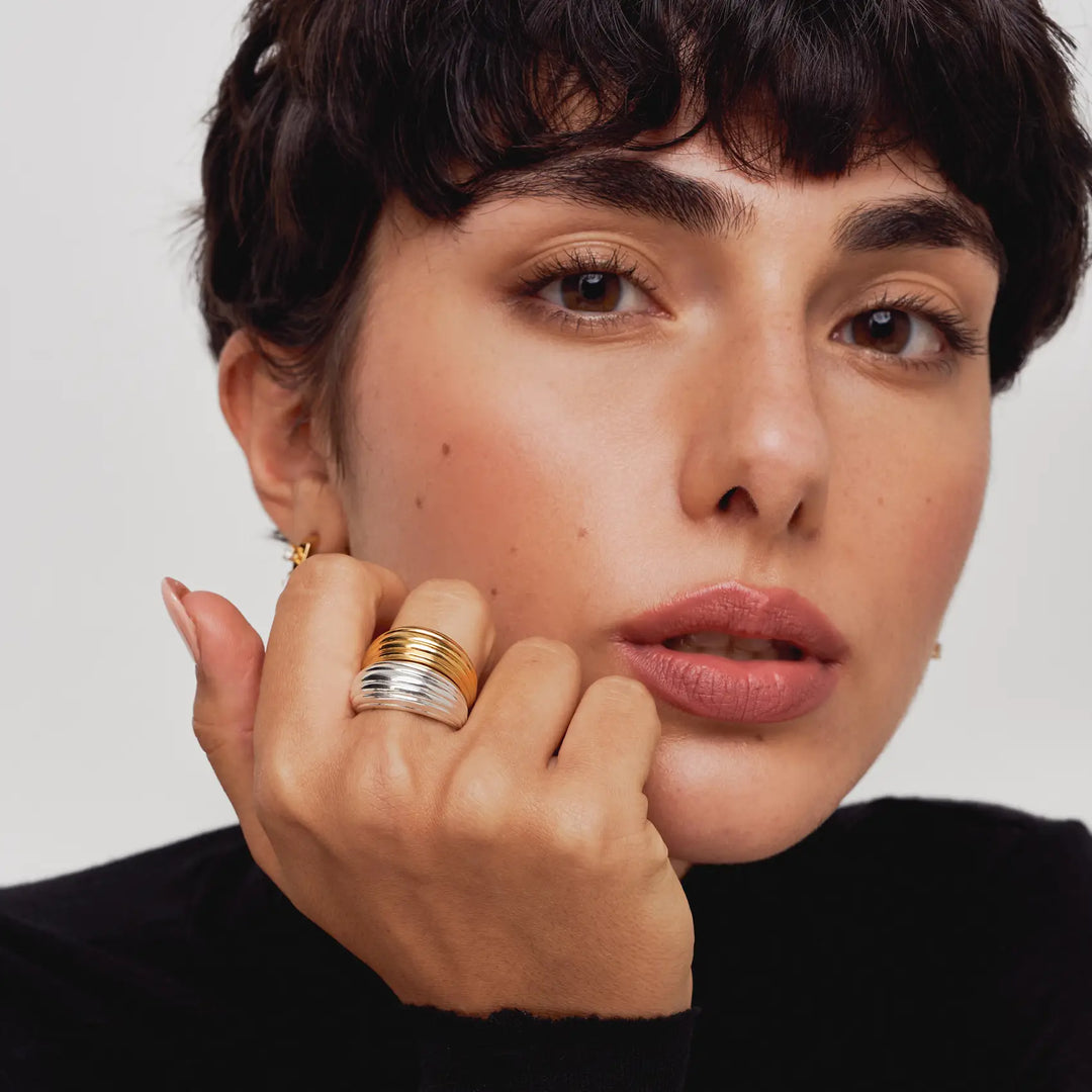 Hélène | Bague Urbaine Dome